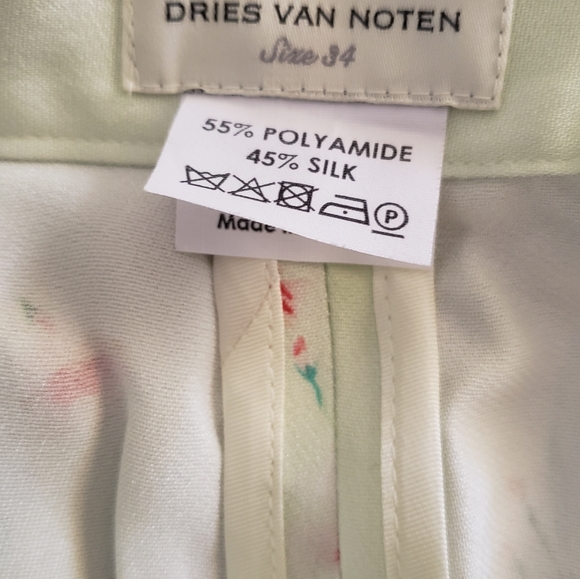❌SOLD❌SAMPLE Dries van Noten SS19 silk sheer floral skir - Picture 2 of 3